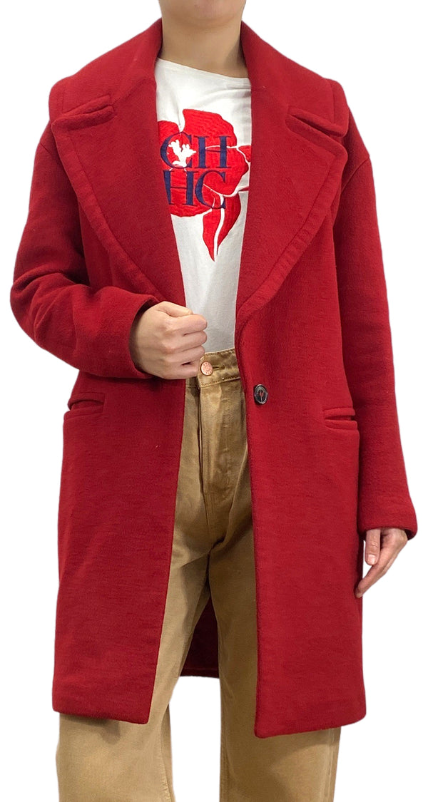 Abrigo Rojo Lana