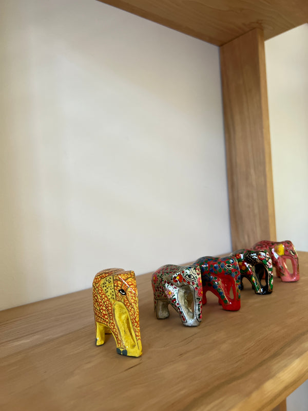 Set 5 Elefantes Decorativos