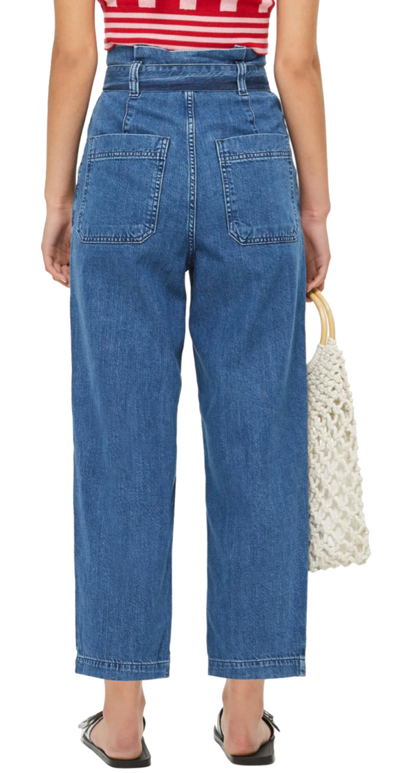 Jeans Crop Paperbag