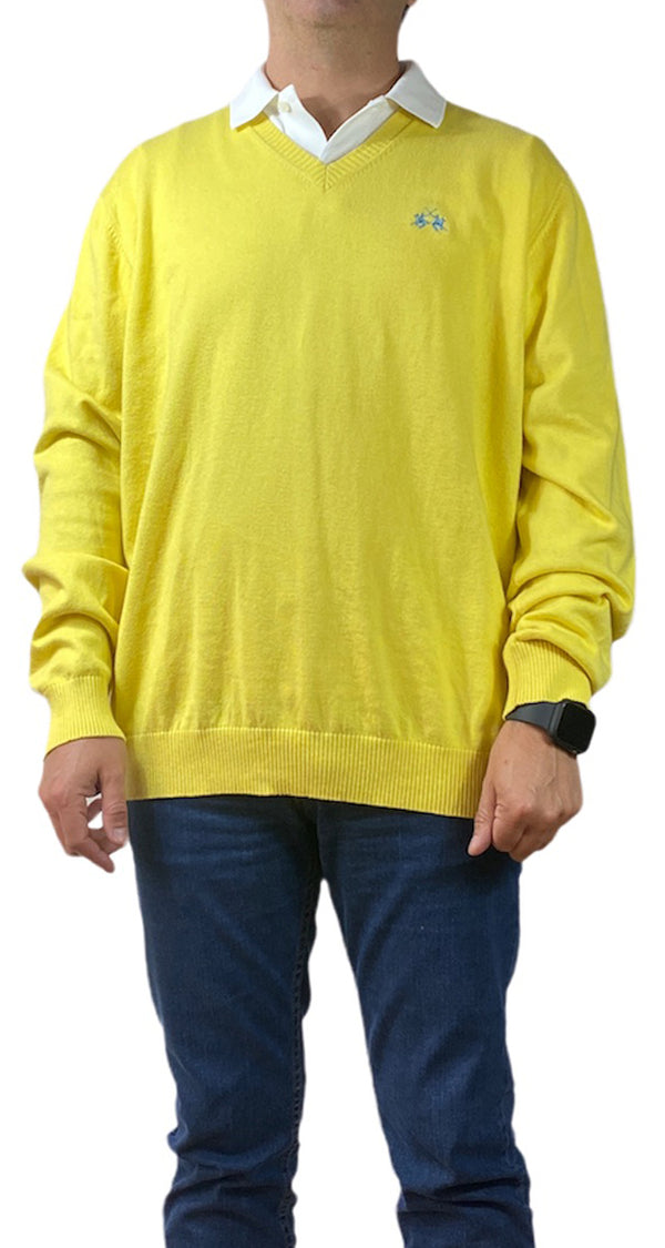 Sweater Amarillo Cuello V