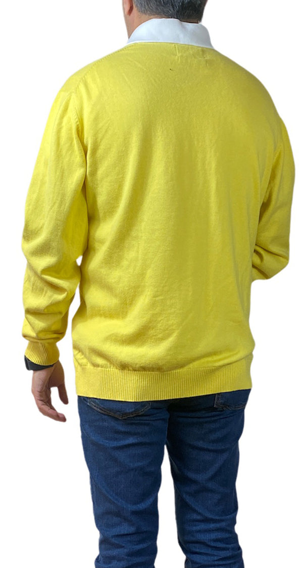 Sweater Amarillo Cuello V